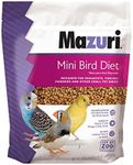 Mazuri | Nutritionally Complete Food for Mini Birds | 2 Pound (2 lb.) Bag