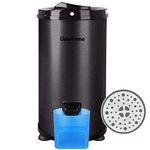 Spin Dryer 6kg by Umelome, Energy&Power Saving Spinner, Energy Efficiency Class: A+++, 2800 RPM Clothes Dryer, Gravity Drain dryer, Black