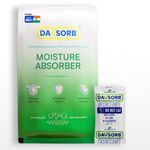 DAVSORB Moisture Absorber-Prevent Fungus, Dampness & Musty Odour - (Approx 5 gm x 40 Packets), White Color