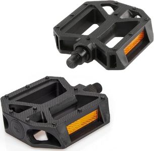 ONBICLE Bicycle Pedal Set MTB Mountain Bikes Free Size Ex. Heavy Duty with Reflectors
