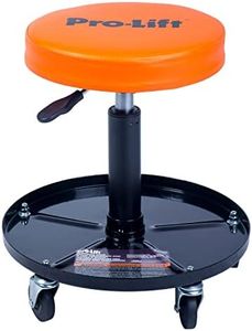 Pro-Lift PL9300H Pneumatic Chair with 300 lbs Capacity – Black/Orange