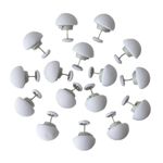 LISSION Duvet Clips, Non-Slip Duvet Cover Clips Pins 32 PCS, One-Button Unlock, for Quilt, Blanket, Bed Sheet, White