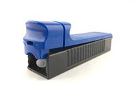 CiGuru TRM016BU Manual Single Cigarette Tube Injector Roller Tobacco Maker Rolling Machine - Blue