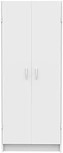 ClosetMaid Pantry Cabinet Cupboard with 2 Doors, Adjustable Shelves, Standing, Storage for Kitchen, Laundry or Utility Room, White