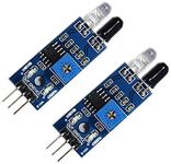 Kiro&Seeu 2pcs IR Infrared Obstacle Avoidance Sensor IR Transmitting and Receiving Tube Photoelectric Switch 3-pin Compatible with Ar-duino Smart Car Robot