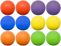 Biggz Rubber Kick Balls Dodgeball Playground Balls for Kids and Adults - Official Size for Dodge Ball, Handball - 8.5 inch, Multicolor - (Pack of 12)