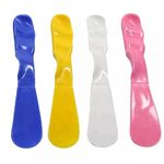 4PCS Autoclavable Ergo Handle Spatula, Dental Straight Spatula, Dental Alginator Mixer, Mixing Spatula Alginate Spatula Plaster Spatula 4 Mix Colors