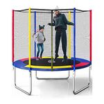 Toy Park 6 Ft Jumping Trampoline for Kids & Adults with Safety net, Suitable for Indoor & Outdoor, Supports Weight Capacity of 150 Kgs, Multicolour (Dia.- 6 ft, Height: 208 cm), GS