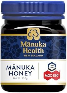Manuka Health Manuka Honey MGO 850+ (250g/8.8oz), Superfood, Authentic Raw Honey from New Zealand, High Potency for Targeted Use, Organic