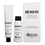 OPAWZ Permanent Dog Hair Dye, Pet Hair Dye Safely Used by Grooming Salons for a Decade, Pet Safe Dye Lasts Over 20 Washes, Bright Color for Dogs and Horses (Super Black)