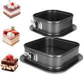 2 Pack Springform Cake Pan Set, 7" 