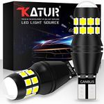 KATUR 921 912 T15 W16W 902 LED Bulb High Power 20pcs 3030 SMD Extremely Bright 2000LM Replace for Car Reversing Light Backup Light Tail Light Bulbs,6500K Xenon White(Pack of 2)