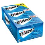 Trident Imported Sugar Free Gum, Original Flavour, 14 Count (Pack of 12)