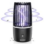 Mosquito Killer Lamp 2 In 1, Electric Insect Zapper Mosquito Killer, USB Rechargeable Fly Killer Portable Bug Zappers with Night Light, 360° Attract Zap Flying Insect for Indoor Outdoor Camping