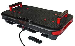 VT027 Vibration Plate Machine - Pivotal Oscillation (5 -14Hz),10mm Amplitude | Patented Aluminum Twin-Coupler Design | Detachable Push-up Bars | Powerful Large Platform in Ultra-Thin Machine Body