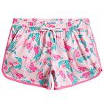 MaaMgic Swim Shorts Women Quick Dry Beach Board Shorts for Women Bathing Suit,Dolphins Pink,X-Large