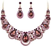 BriLove Costume Fashion Jewelry Set