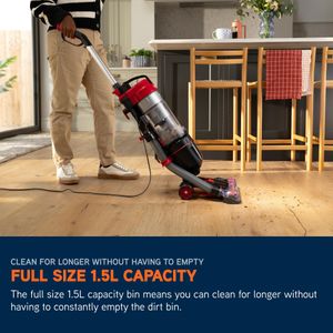 Vax Mach Air Upright Vacuum Cleaner – Lightweight, Red