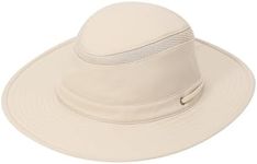 KANUT SPORTS Cimarron Safari Hat for Men and Women Wide Brim Sun Hat for Hiking, Running, Fishing Sun Protection Summer Hat (US, Alpha, X-Large, Beige)