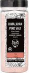 Soeos Himalayan Pink Salt 20oz (567g), Kosher, Fine Grain, Nutrient and Mineral Dense for Health, Pink Salts for Grinder, Pink Himalayan Sea Salt Fine, Himalayan Salts