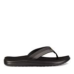 Teva Men's M VOYA FLIP Flop, VORI black gray, 10 Medium US