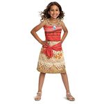 Disney Official Classic Moana Costume Kids, Moana Dress Up for Girls, Moana Fancy Dress Outfit, Princess Costumes for Girls, Maui Costume Kids, World Book Day Costumes for Girls 5-6 Years