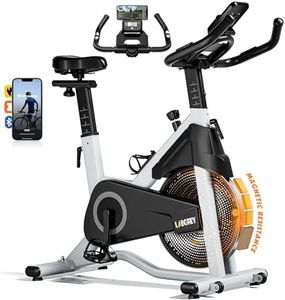 LABGREY Cyclette Professionale Magnetica con Schermo LCD, Supporto Tablet, Bluetooth APP Kinomap Zwift, Volano 15kg e Accessori Extra Perfetta per Fitness ed Esercizio a Casa