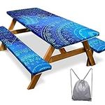 Picnic Table Cover with Bench Cover