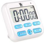 H&S Digital Kitchen Timer for Cooking - Magnetic Kitchen Timers for Cooking with Large LCD Digits Display & Loud Alarm - AAA Battery - Cooking Timers for Kitchen with Alarm - Kitchen Timer Digital