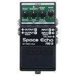 BOSS RE-2 SPACE ECHO – Tape Echo Delay Reverb Effects Pedal. Modern Compact Recreation of the Legendary Roland RE-201 Space Echo. True Stereo. Spring Reverb. Wow and Flutter.,Black