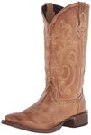 Roper Women's Classic Cowgirl Western Boot, Tan, 6.5