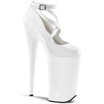 Pleaser BEYOND-087 Wht/Wht UK 3 (EU 36)