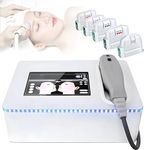 Skin Care Device for Facial Lifting, Tightening, and Wrinkle Reduction - Multi-Functional with 5 Replaceable Probes for Face and Body Sculpting