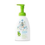 Babyganics Fragrance-Free Baby Dish Soap, Foaming, Non-Allergenic Baby Bottle Soap, 473 ml, Packaging May Vary