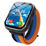 AYATAHA 4G Smart Watch for Kids, Smartwatch with Phone Call, Video, Camera, MP3, SOS, Music, Learn Card, and Puzzle Games, Gift for Boys and Girls for Ages 4-12 (Black)