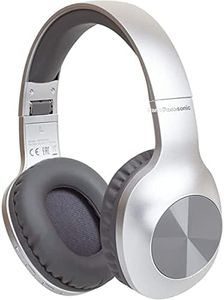 Panasonic RB-HX220BDES Casque sans Fil, avec Ajustement Ergonomique, Basses Extra, Jusqu'à 23 Heures D'autonomie, Connexion Rapide et Facile et Design Pliable, Argent