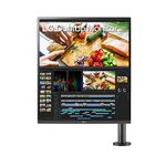 LG 28MQ780-B 28 Inch 16:18 SDQHD (2560 x 2880) Nano IPS DualUp Monitor with Ergonomic Monitor Stand, DCI-P3 98% (Typ.) with HDR10, USB Type-C (90W PD), Black