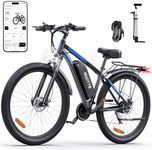 OneSportLife DUOTTS C29 Electric Bike, 29'' E-Mountain Bike with 48V 15Ah Removable Battery & 250W Powerful Motor, Professional 21-Speed with LCD Display (Single Battery-1)