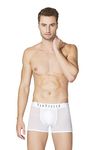 Van Heusen Men Breathable AIR Series Active Trunks - Polyamide Elastane - Swift Dry, High Stretch Mesh_40047_White_M