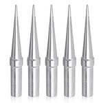 Mesee 5 Pieces ETO Soldering Tip Set Weller ET Series Soldering Iron Tips Replacement Lead Free Solder Iron Welding Tips Kit for WE1010NA WES51 WES50 WEP70 Weller Solder Station