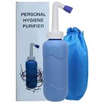 Portable Bidet Sprayer, Travel Bidet Bottle for Personal Hygiene, Handheld Bidet Spray Without Compressed Air, Bottle with Wiper 500ml