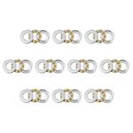 uxcell F5-10M Thrust Ball Bearings 5mm x 10mm x 4mm Chrome Steel Single Direction 10pcs