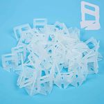 Zaptec Plastic Tile Levelling Spacer Clips 2 MM For Removing Lippage Unevenness During Tile Laying In Both Floor & Walls (Pack of 100 Pieces)