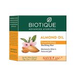 Biotique Almond Oil Nourishing Bathing Bar| Ayurvedic and Organically Pure| Maintains Skin’s Natural pH |100% Botanical Extracts| Suitable for All Skin Types | Pack of 3, 225 g (3 x 75 g)