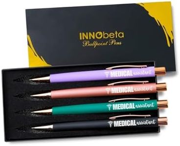 InnoBeta Medical Assistant Gifts for Wowen, Ballpoint Pen Set of 4, Gifts for Medical Assistant on Medical Assistant Week, Birthday and Christmas