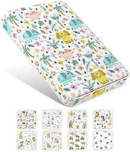 Moonlight Family Noiseless Pack n Play Mattress, 38”x26” Premium Foam Portable Pack and Play Mattresses, Odorless & Steady Playard Mattress fits ONLY Playpens (28.5 * 39.5"), Elephant