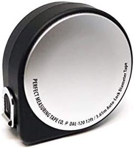 Perfect Pi Diameter Circumference Auto-Brake Tape Measure and Layout Pocket Rule DAL120-1/2-Inch by 12ft / 3.5m