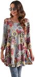 Enmain Womens Long Sleeve Tunic Top