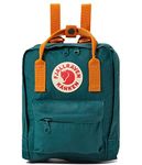 Fjallraven 23561-667-206 Kånken Mini Sports backpack Unisex Arctic Green-Spicy Orange Size One Size