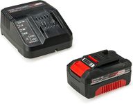 Einhell Power X-Change 18V, 4.0Ah Lithium-Ion Battery Starter Kit - Battery and Charger Set - Universally Compatible With All Einhell PXC Power Tools And Garden Machines